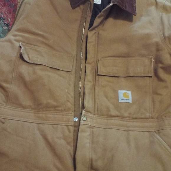 Carhartt Men's Brown Performance Coverall - Picture 7 of 8